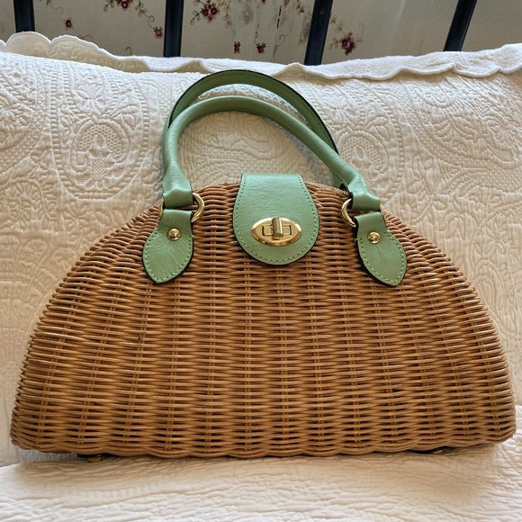 Banana Republic Handbags - Summer Rattan Purse